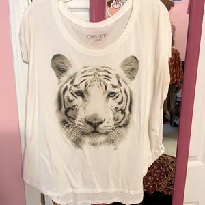Dreamr short sleeve tiger top